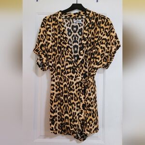 Animal Print Romper